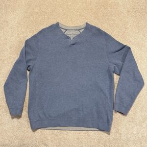 Tommy Bahama Sweater Mens Size Large Long Sleeve V Neck Reversible Golf Casual